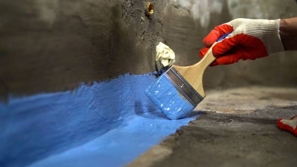 Commercial Wet Basement Repair project at a Kimmell, IN business property by SJ Waterproofing Pros